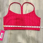 Terez NWT  TLC Athletic Bralette Low Support Sports Bra Pink American Pop Size XL Photo 2