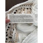 Hollister Tank Top Womens XS White Crochet Cropped Floral V-Neck Festival Boho Photo 8