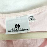 Spirit Activewear Linen Ombre Tunic Size Medium Pink Lagenlook Beach Vacation Photo 3