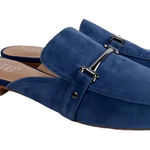 Franco Sarto  Dolly Blue Suede Leather Slide Mule Shoe Women's‎ 6.5M Photo 0