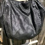 Kooba  Black Leather Mesh Purse Handbag Photo 4