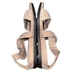 Eileen Fisher Dylan Metallic Suede Wedge Sandals Cross Strap Comfort Bronze Sz 6 Photo 6