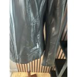 Kenneth Cole New York black fox leather jacket size small NWT Photo 1