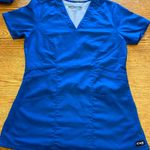 Grey's Anatomy Grey’s Anatomy Royal Blue Scrub Top Photo 0