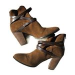 Carlos Santana CARLO’S by Carlo’s Santana “Miles” suede HEELED Booties -Sz 10 Photo 0