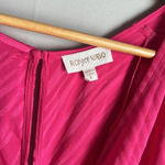 RONNY KOBO Astrid Zebra Print Midi Dress, Pink Size L Photo 7