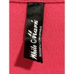 White Mark Mini Dress Womens Medium Pink Above Knee Ruffled Crepe Sleeveless NEW Photo 3