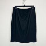 J.Crew Pencil Knee Length Skirt Italian Bi Stretch Wool Black $168 US 4 NWT Photo 4