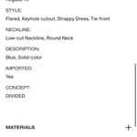 H&M crinkle blue maxi dress Photo 6