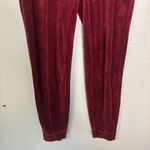 Year of Ours Revolve Womens Velour Drawstring Joggers Maroon Medium Athleisure‎ Red Photo 4