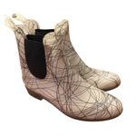 French Connection "Nevi" Black & White Women's Rain Boots SZ US 8.5 / EU 39 Photo 1