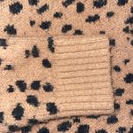 Saltwater Luxe  animal print sweater in caramel - chestnut and black high neck Photo 6