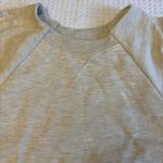Free People MOVEMENT For The Win Tee LARGE Tie-Front Wrap Top Oatmeal Heather Photo 8