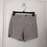 Aerie  Womens Shorts XS Gray Corduroy Hi Rise 5 Style‎ Pocket Pull On NWT Photo 2