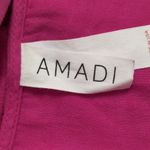 Anthropologie AMADI Anthro Pink Puff Short Sleeve V Neck Lace Up Front Casual Dress Sheath XS Photo 4