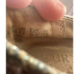 Naturalizer  Thea Platform Espadrille Slip On Size 6.5M Pewter Iridescent Silver Photo 6