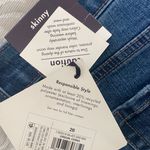 Ava & Viv Women's Mid-Rise Skinny Jeans - ™ Dark Blue Denim Photo 7