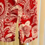 Red & white paisley skirt. Photo 6