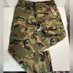 GRINDHOUSE Denim Polyester CARGO PANTS Small Women’s NWT MSRP $59 Green Photo 0