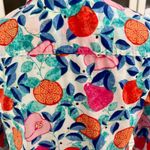 J. McLaughlin Fruit Print XS Cotton Button Up Shirt Photo 2