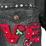 Desigual  Black Denim Jacket Photo 4