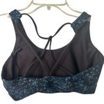 SoulCycle  Blue Patterned Women's Sports Bra Photo 1