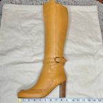 Ulla Johnson  Adler Leather Knee High Buckle Boot 5 35 Caramel Brown Dust Bag Photo 9
