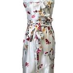 Women’s Stop Staring sleeveless satin floral retro floral flirty midi dress Size M Photo 0