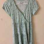 Hollister Mint Green Floral Dress Photo 0