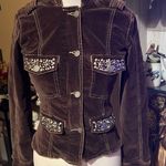 Twill 22 twenty two jacket with studs and bling Silver Size XS Photo 0