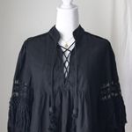 Ulla Johnson 100% Silk Black Mini Dress Photo 3