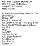 Extro & Vert Suit Size 28 Blazer Sz 24 Pants W42"L35" Women's Plus Size Suit Set Photo 1