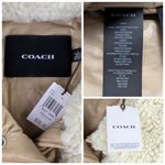 Coach  Sherpa Pullover Jacket Cream Tan NWT $598 Size Large  F300 Photo 9
