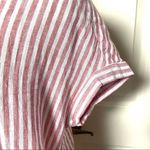 Beach Lunch Lounge Spencer pink and white button down shirt Photo 6