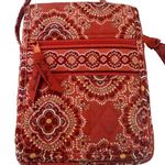 Vera Bradley Paprika Mini Hipster Crossbody Purse Bag Boho Floral Print Orange Photo 0
