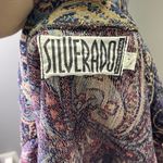 Silverado Women's Vintage Tapestry Boho Southwestern Paisley Jacket Size Medium Tan Photo 2