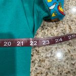 Handmade Teal Dog Pet Graphic T-Shirt Appliqué Glitter Large L Photo 10