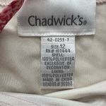 Chadwick's  Pink Snake Print Lace Y2K Cami Tank Top size 12 Photo 1