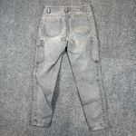 prAna Dollia Pants Womens Gray Mid Rise Envelope Cargo Pockets Size 6 Stretch Photo 2