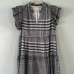 Marie Oliver Tiered Bay Organdy Check Dress Photo 2