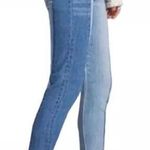 American Eagle Womens 4 Color Block Vintage Hi Rise Button Fly Jean Photo 1