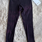Lululemon  HR Align 25” Leggings Maroon Burgundy Black Tie Die Size 2 Photo 0