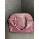 Kate Spade  New‎ York Brighton Park Small Felix Leather Wine Purple Purse Photo 3