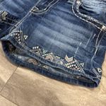 Miss Me  Embroidered Denim Jean Shorts 28 Photo 3