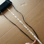 Judith Leiber vintage embroidered Suede evening mini bag with tassles, black Photo 11