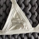 frankie's bikinis Frankie’s Bikinis White Ribbed Bikini Set Photo 5