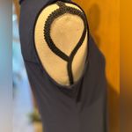 Roz & Ali Navy Sleeveless Dress with Zipper Detail Photo 4