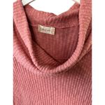Altar'd State Altar’d State Salmon Pink Ribbed Cowl Neck Top Women's Size Medium Photo 4