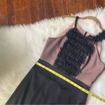 BCBG Maxazria Black & Tan Pencil Cocktail Dress Size 8 Photo 2