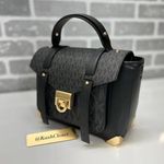 Michael Kors  Black Manhattan Satchel Bag Photo 2